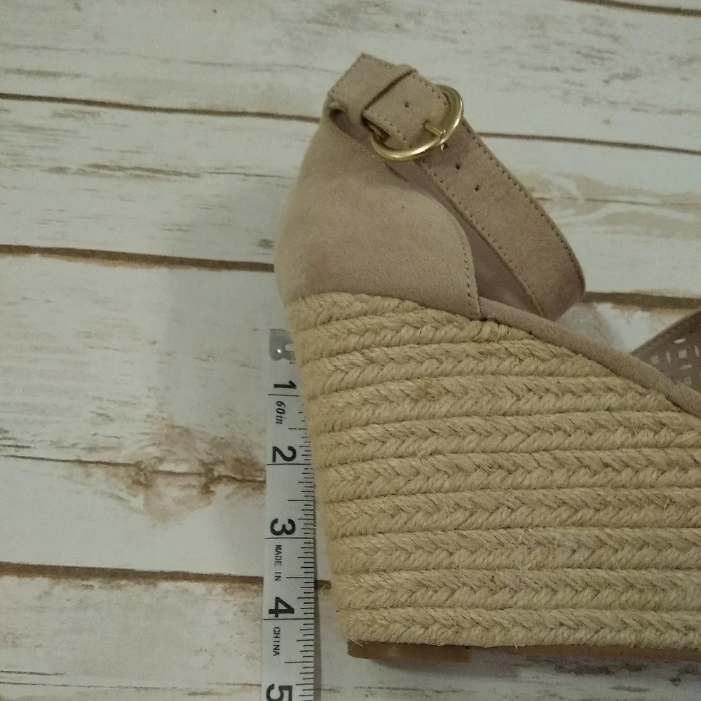 14th & Union Theryn Asymmetrical Espadrille Wedges